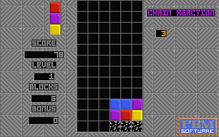 Chain Reaction atari screenshot